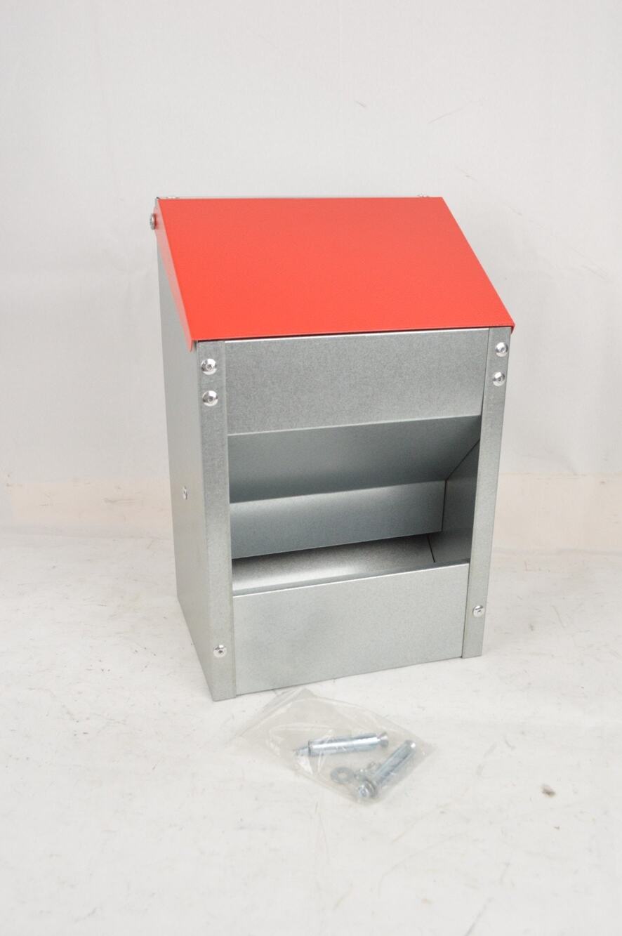 Galvanized Metal Chicken Feeders 10–55lb Coop Feed Dispensers Poultry